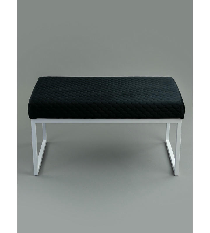 Банкетка Марсей 76-44 (черный/белый)