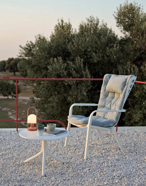 Подушка-подголовник для лаунж кресла Folio серый