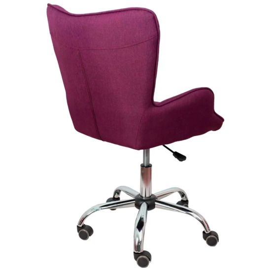 Кресло поворотное Bella, марсала, ткань