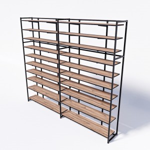 Стеллаж для обуви и аксессуаров в стиле Лофт BOTTI 2127-10-2 (без полок)