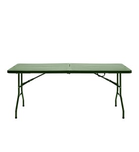 Стол-книжка пластиковый разборный зеленый