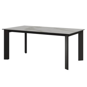 Стол раскладной Догма (160+50), керамика белая