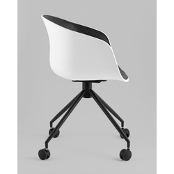 Кресло офисное LIBRA NL экокожа белый