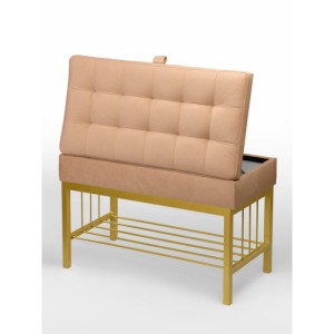 Банкетка Н-76 (золото/персиковый)