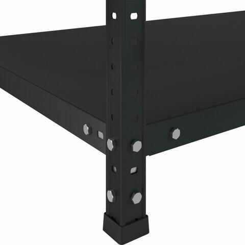Стеллаж металлический BRABIX "ГРАФИТ MS KD-185/30/70-5", лофт, 1850х700х300 мм, 5 полок, 291267, S240BR123593