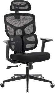 Эргономичное кресло Everprof Omega Black (Омега Блэк) Сетка Черный