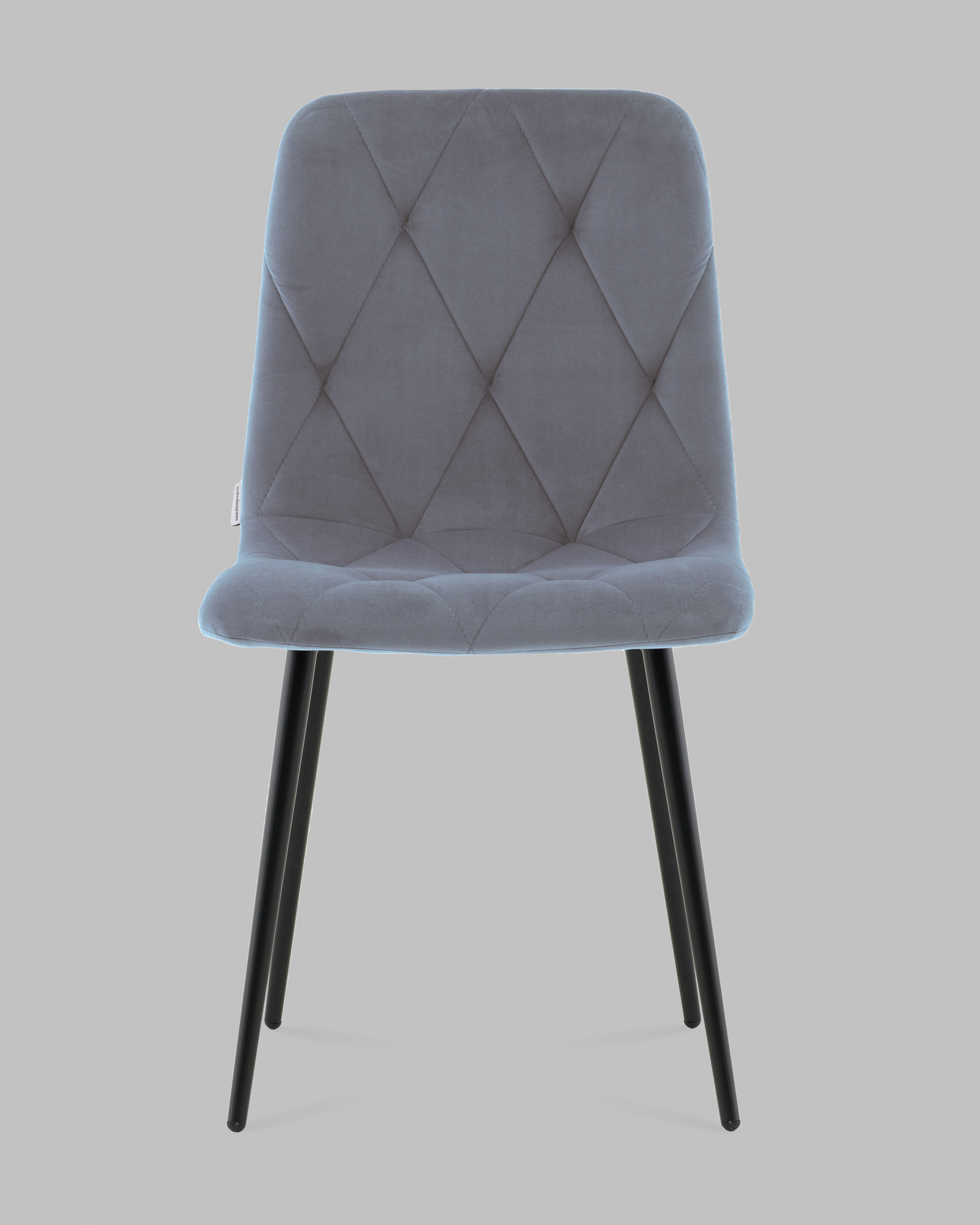 Стул Одди Diamond велюр серый