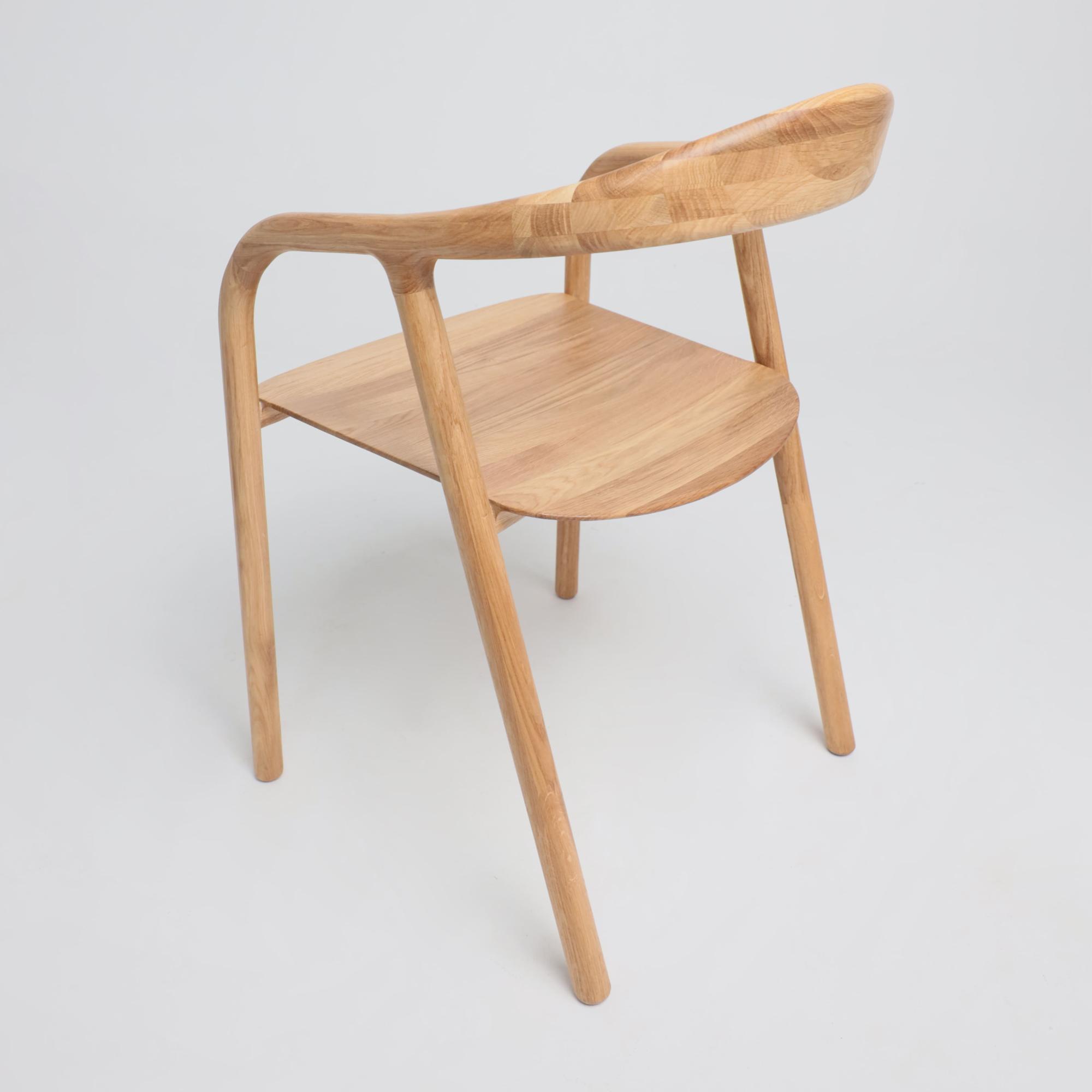 Стул Био, покрытие бесцветное, массив дуба