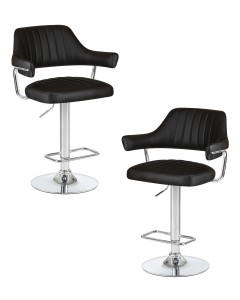 Набор 2 шт Стул барный DOBRIN CHARLY, чёрный