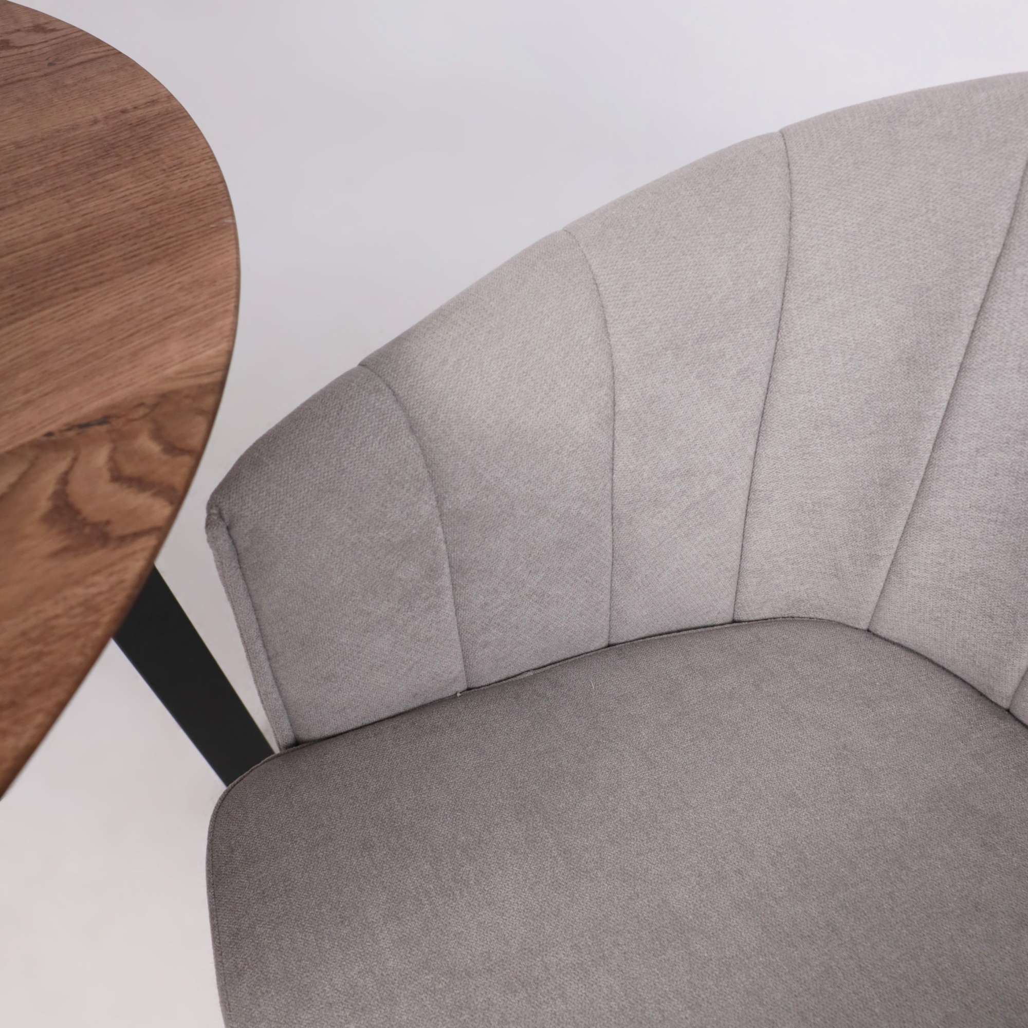 Кресло Melon, поворотное, светло-бежевый, ткань