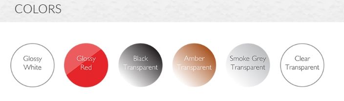 Табурет прозрачный барный Fox 75 серый