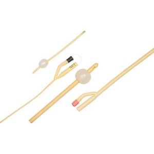 Катетер урологический Фолея CH/FR 10, 28 см с проводником, КОМПЛЕКТ 10 шт., UNICORNMED, ИТ03S10