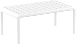 Столик пластиковый журнальный Paris Lounge Table белый