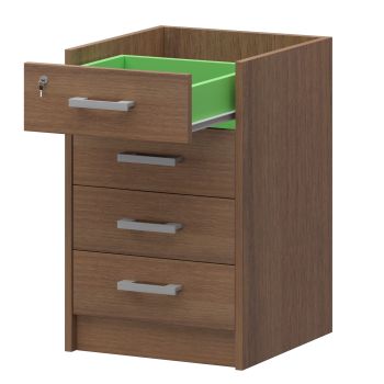 Корпус тумбы приставной Арго АТ-05 Орех гварнери