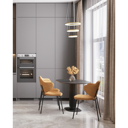 Стол обеденный Mystery 130х80 см чёрный керамика