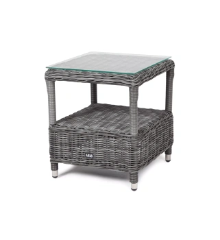 "Форио" столик кофейный из искусственного ротанга, цвет графитцвет Графит