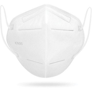 Респиратор противоаэрозольный, средний класс защиты FFP2, КОМПЛЕКТ 10 шт., без клапана KN-95, 00999Х04730