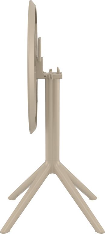 Стол пластиковый складной Sky Folding Table 60 бежевый