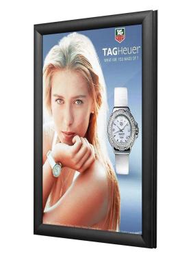 Световая панель Клик односторонняя настенная А3, матовый черный