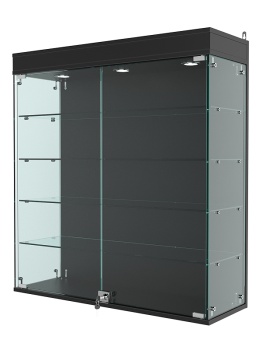 Витрина "АТРИУМ" настенная №4А-1Г, Черный