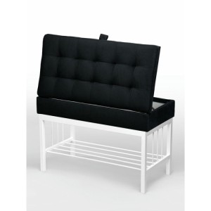 Банкетка Н-76 (белый/черный)