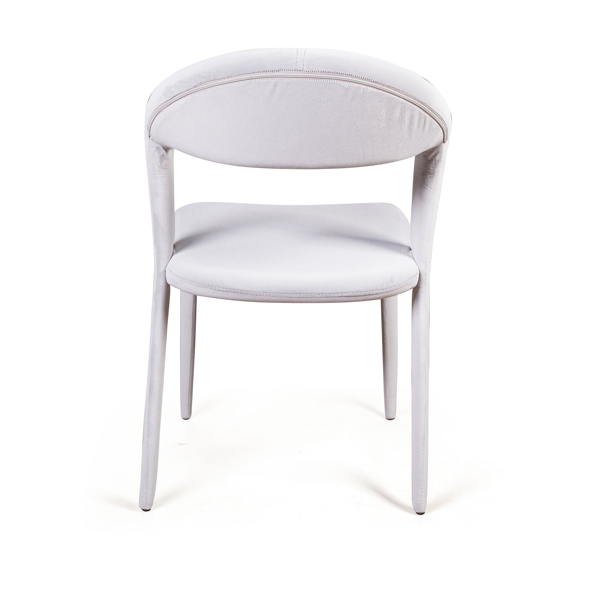 Стул Асти, бархат светло-серый