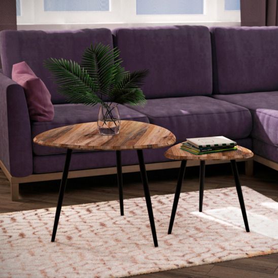 Кофейный столик Финика M Дуб бомонт лофт