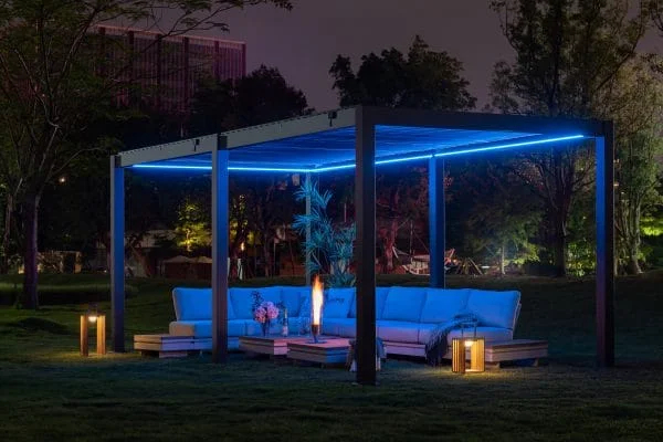 Пергола металлическая 3х6 м Astrol Pergola темно-серый