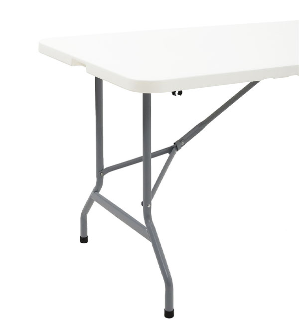 Стол-книжка пластиковый разборный белый