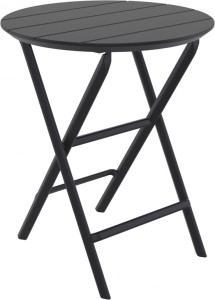 Стол пластиковый складной Helen Folding Table Ø60 черный
