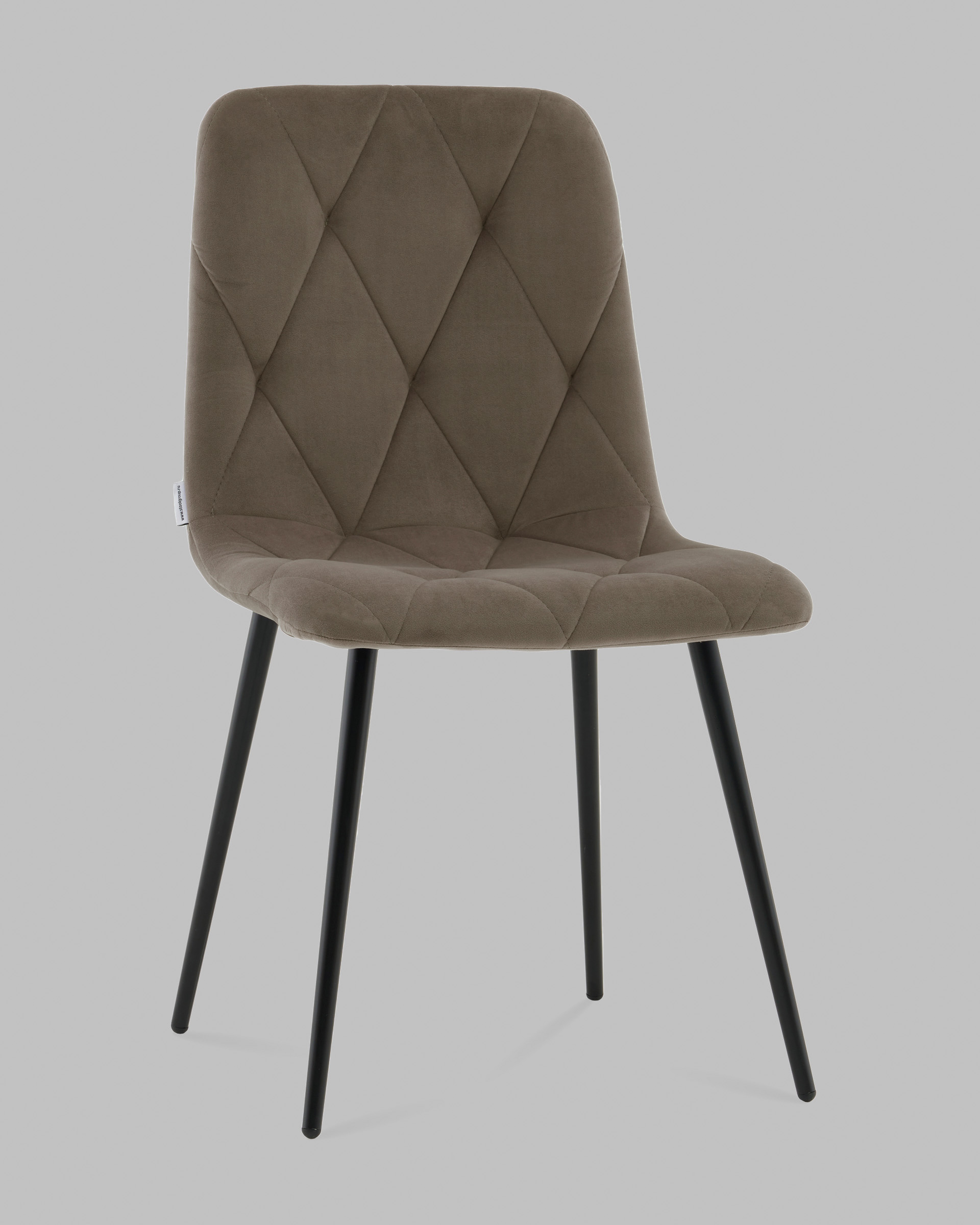 Стул Одди Diamond велюр тёмно-серый