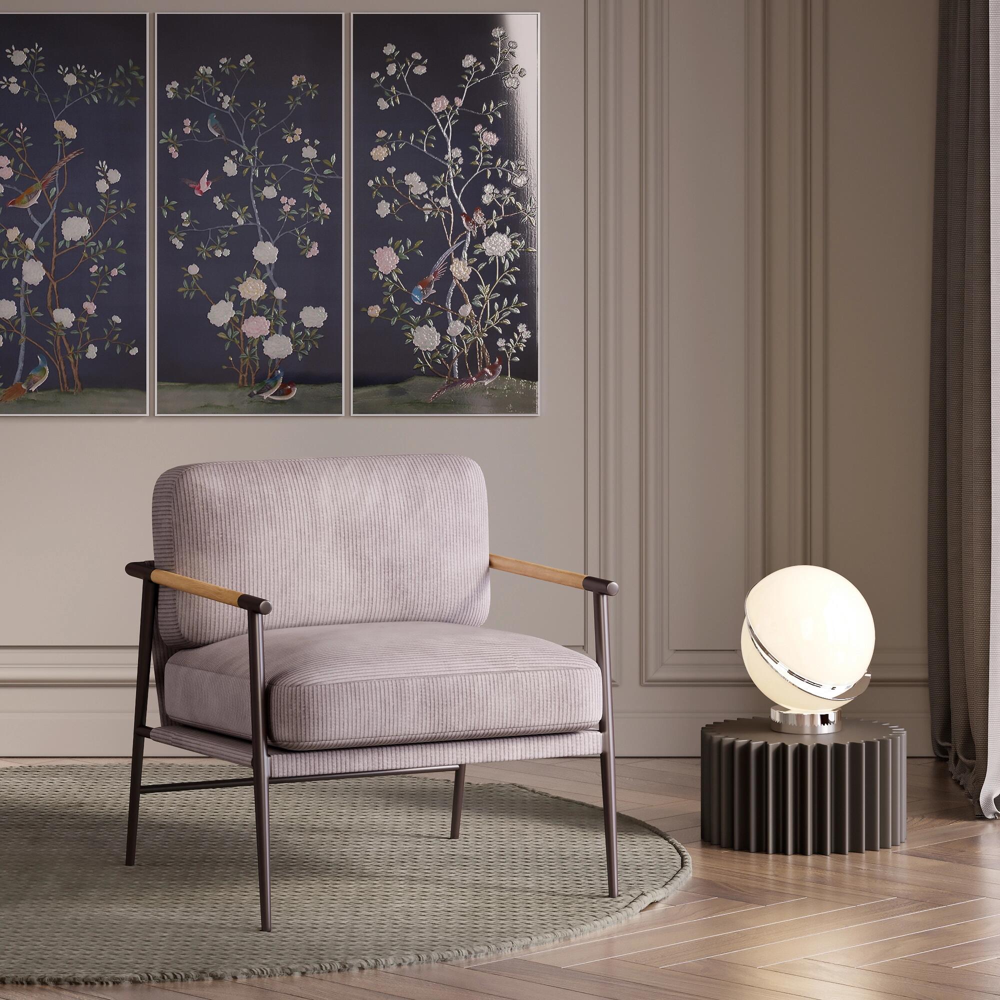 Кресло Лаура, серый