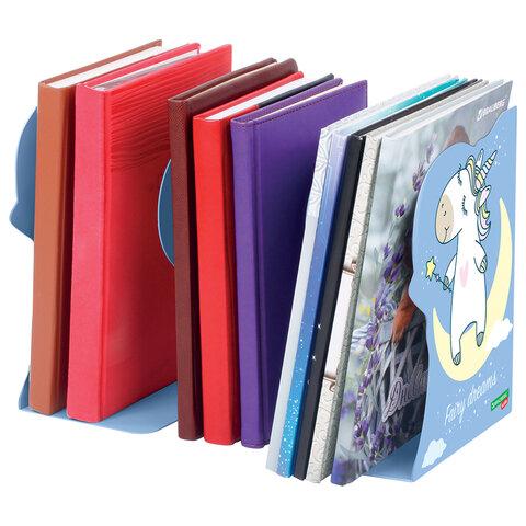 Подставка-держатель для книг и учебников фигурная BRAUBERG KIDS "Unicorn" раздвижная, металл, 238069