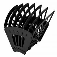 Лоток для бумаг веерный STAFF 7-ми секционный, 6 отделений, сетчатый, черный, 237023