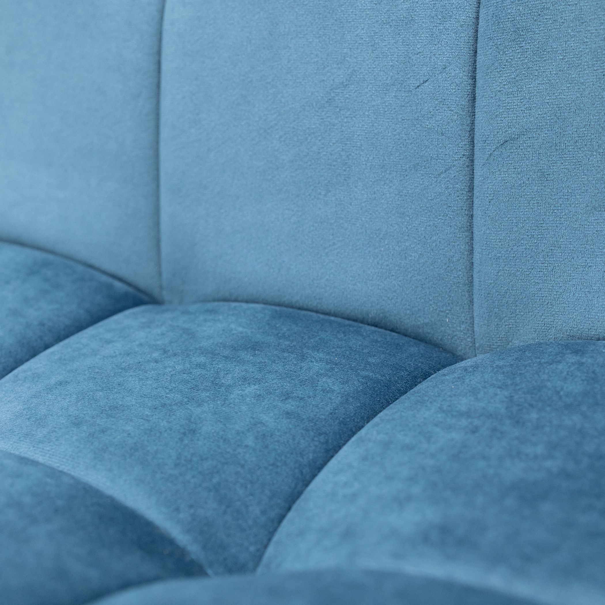 Стул барный Amazon, темно-лазурный, велюр