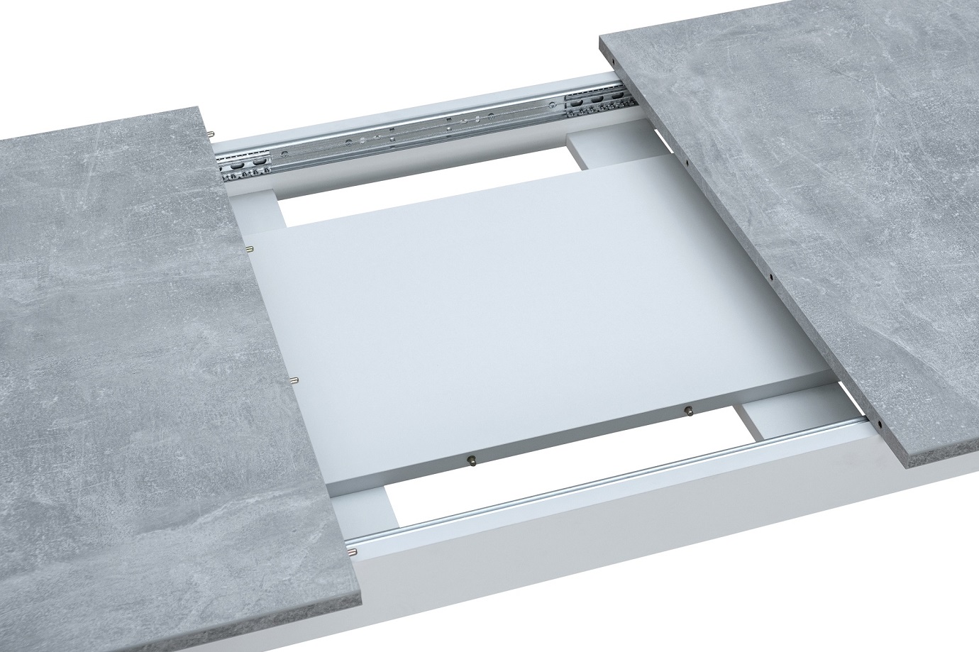 Стол ЭДВИН (EDWIN) Бетон-Белый/ Бетон