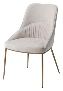 Стул ABRIOLA BOSTON-102 латте, ткань / бронзовый винтажный, ®DISAUR