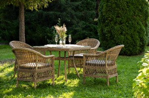 "Сицилия" обеденная группа плетеная