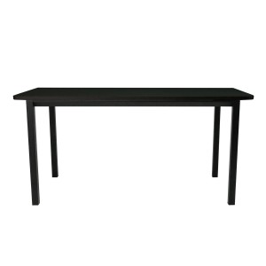 Стол офисный LuxAlto LA-T33-ST45 черный/черный ЛДСП 180*80*2.5, прямые углы