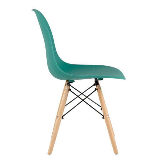 Стул Eames DSW серо-зеленый