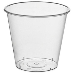 Стакан одноразовый 300 мл, пластиковый прозрачный, Bubble Cup, СВЕРХПЛОТНЫЙ, ВЗЛП, 1023ГП