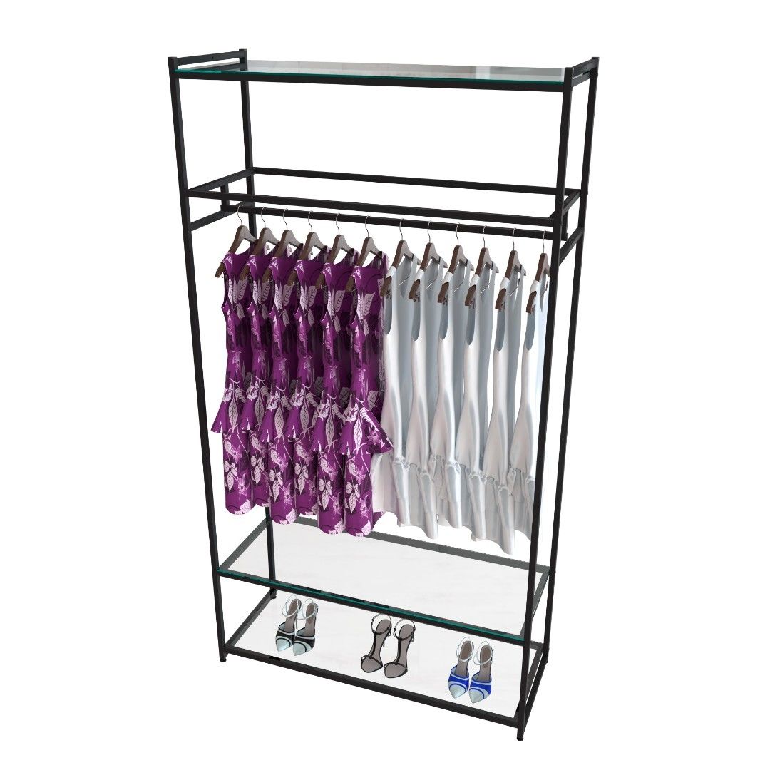 Стеллаж для одежды в стиле Лофт A22120-13