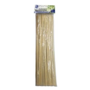 Шпажки-шампуры для шашлыка бамбуковые 300 мм, 100 штук, WELDAY (ВЭЛДЭЙ), 607571