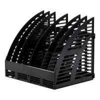 Лоток вертикальный для бумаг STAFF Basic, 245х320х285 мм, 6 отделений, сетчатый сборный, 237946