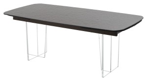 Стол LAURITS 200 GOLDEN, стекло BUBBLE  / Прозрачный каркас ®DISAUR