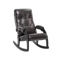 Кресло-качалка Модель 67 Венге, к/з Oregon perlamutr 120 цвет Венге