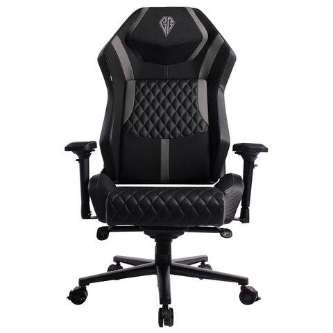 Кресло BRABIX PREMIUM "Core GM-160", мультиблок, 4D подлокотники, литой поролон, черное/серое, 532952