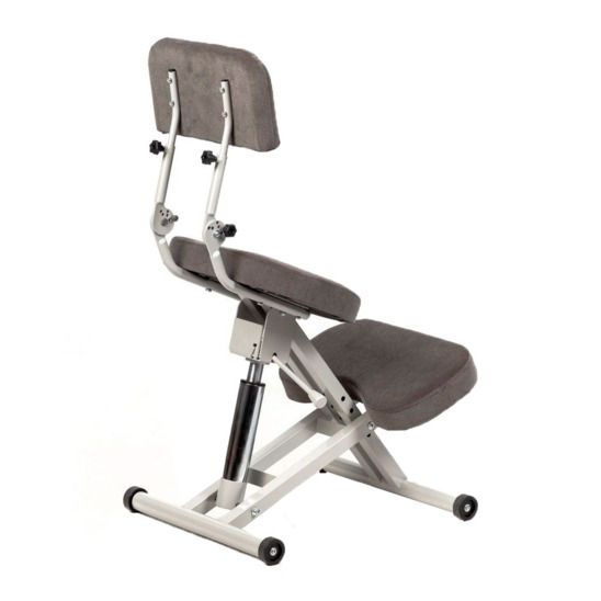 Стул коленный Prostool, светло-серый, ткань цена 15 190 ₽ Стул коленный Prostool, светло-серый, ткань