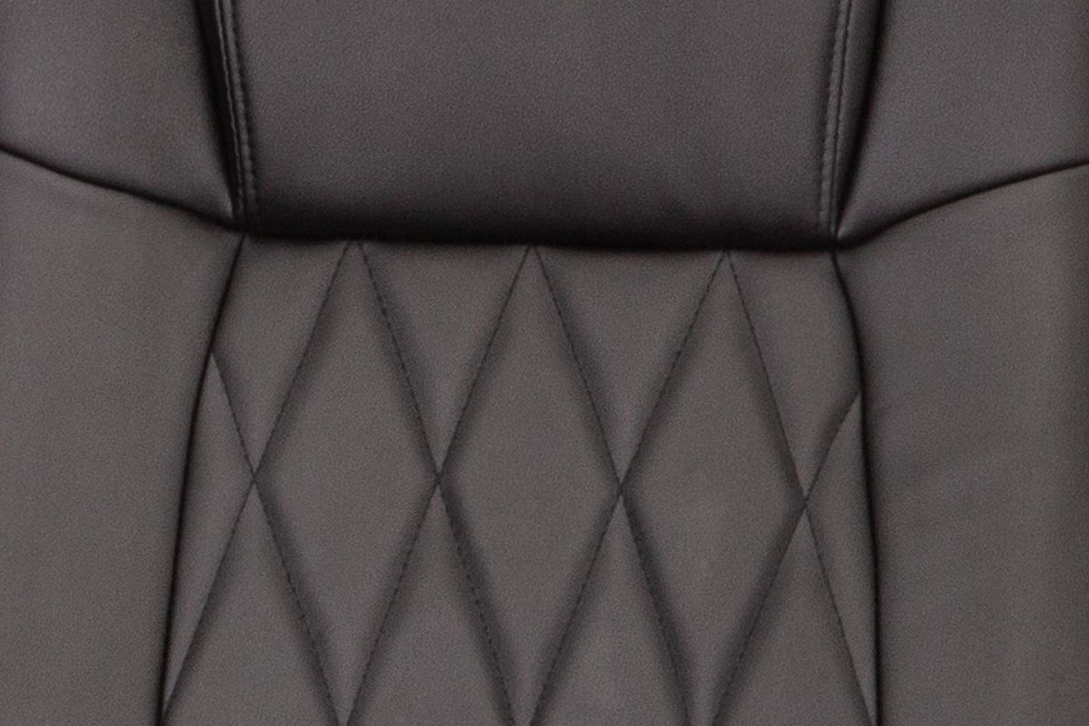 Кресло поворотное Teodor, чёрный, экокожа