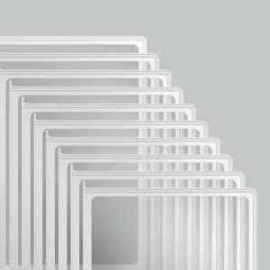 Панель для демосистемы белая формат А4 (10шт.)